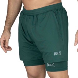 SHORT 2IN1 MEN POLY/SPX EVERLAST CANYON 5" GN M6 