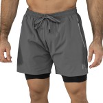 SHORT 2N1 MEN POLY/SPX EVERLAST 5PLG FORCE CH 