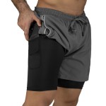 SHORT 2N1 MEN POLY/SPX EVERLAST 5PLG FORCE CH 