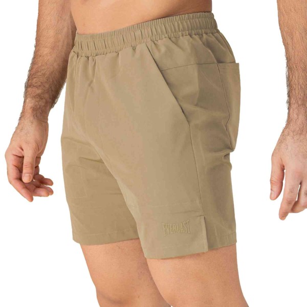 SHORT MEN POLY/ELAST EVERLAST E-DAY 6" BEIGE M6 S