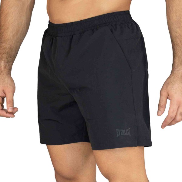 SHORT MEN POLY/ELAST EVERLAST E-DAY 6" BK M6 S