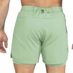 SHORT MEN POLY/EVERLAST 2-IN-1 URBAN 5" MINT M6 S