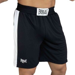 BOXING SHORTS MEN POLY EVERLAST MESH CHAMP BK M6 XL