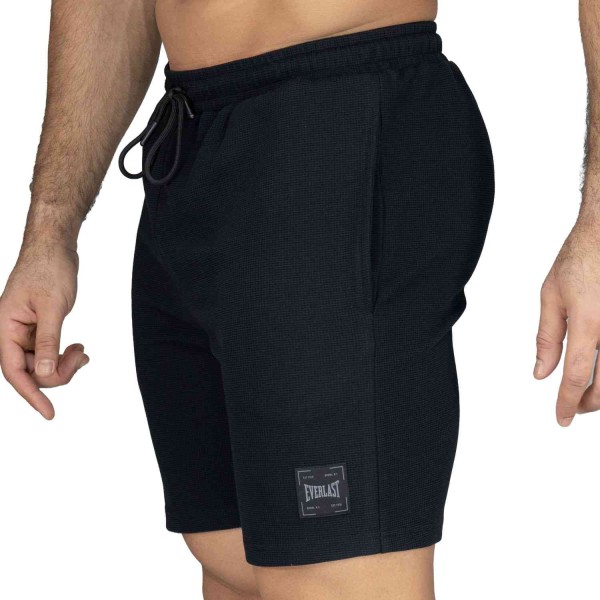 SHORT MEN EVERLAST WAFFLE 7" BK M6 S