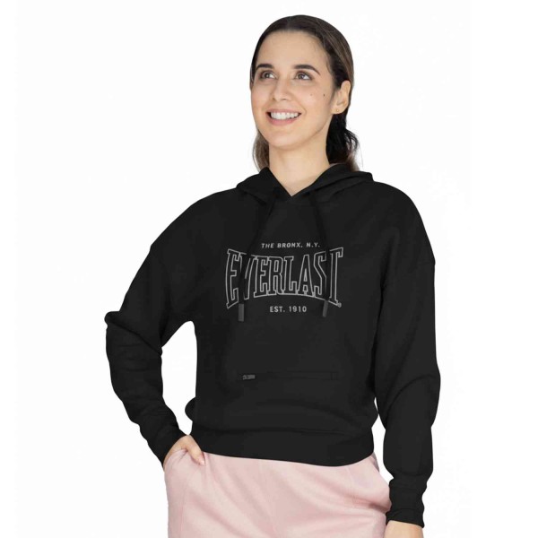 HOODIE FEM  EVERLAST HERITAGE  BK W6 S