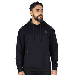 HOODIE MEN POLY/COTT EVERLAST REPUBLIC BK M6 S