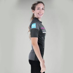 JERSEY FEM POLY CICLISMO EVERLAST EDGE P.S.  BK/PK S