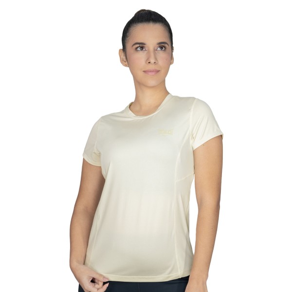 TSHIRT FEM POLY/SPX EVERLAST IMPACT BEIGE 