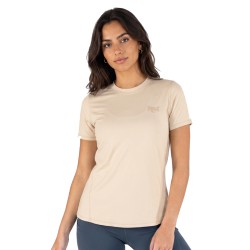 TSHIRT FEM POLY/SPX EVERLAST MEADOW BEIGE 
