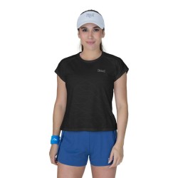 TSHIRT FEM POLY/SPX EVERLAST JACQUARD BK