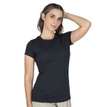 TSHIRT FEM POLY/SPX EVERLAST E-DAY BK