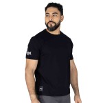 TSHIRT MEN COTT/POLY EVERLAST MCMX II BK M6 S
