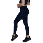 LEGGING FEM POLY/SPX EVERLAST ABSTRACT NA