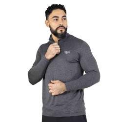 1/2-ZIP PULLOVER MEN POLY EVERLAST FLEX BK M6 S