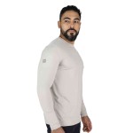 L/S MEN POLY/SPX EVERLAST E-DAY KAHKI