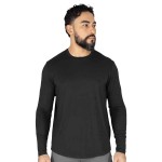 LONG SLEEVE MEN POLY/SPX EVERLAST E-DAY BK M6 S