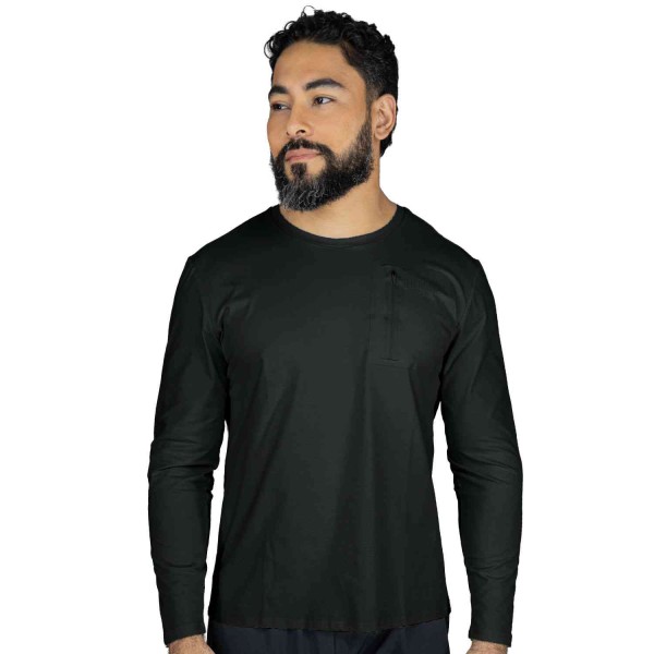 L/S MEN NYL EVERLAST WAYPOINT BK M6 S