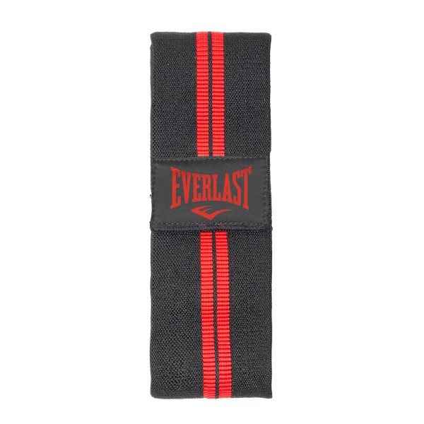 RODILLERA ELASTICA CROSSFIT EVERLAST BK/RD