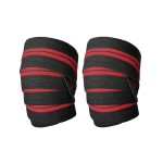 RODILLERA ELASTICA CROSSFIT EVERLAST BK/RD