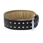 CINTURON DE PESAS EVERLAST DE CUERO BK BK S