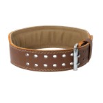 CINTURON DE PESAS EVERLAST DE CUERO BROWN BR S