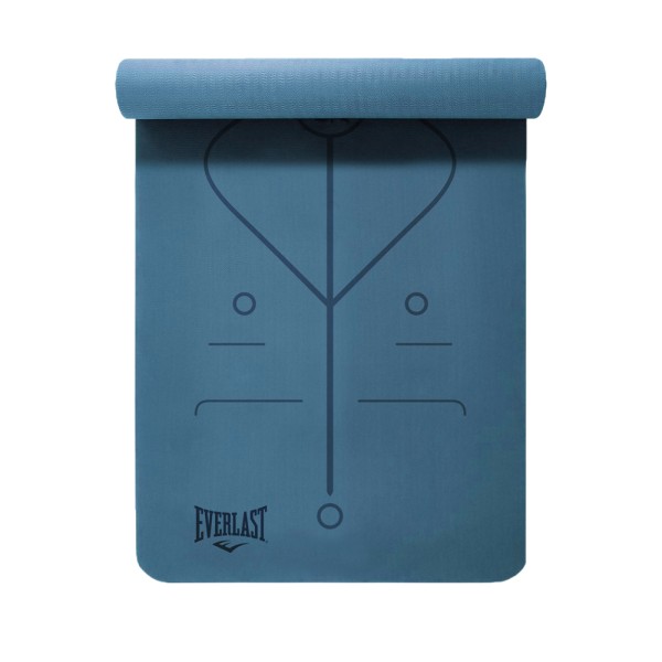 COLCHONETA YOGA PRO EVERLAST PU/CAUCHO 5MM BL