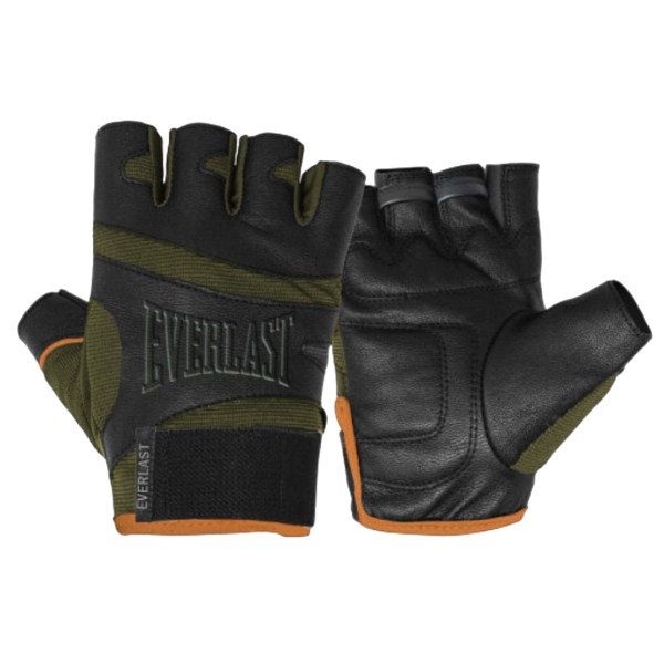 GUANTE PESAS EVERLAST MASK GN/BK S