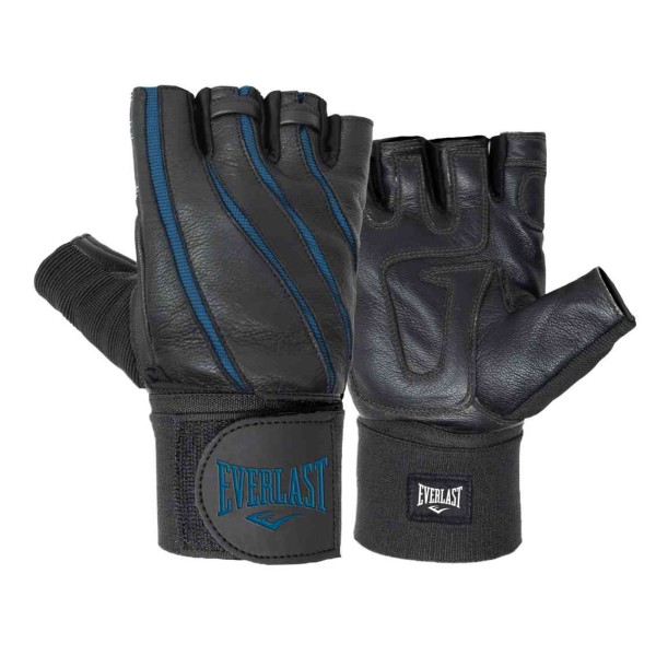 GUANTE PESAS C/MUN EVERLAST CASCADE BK/BL S