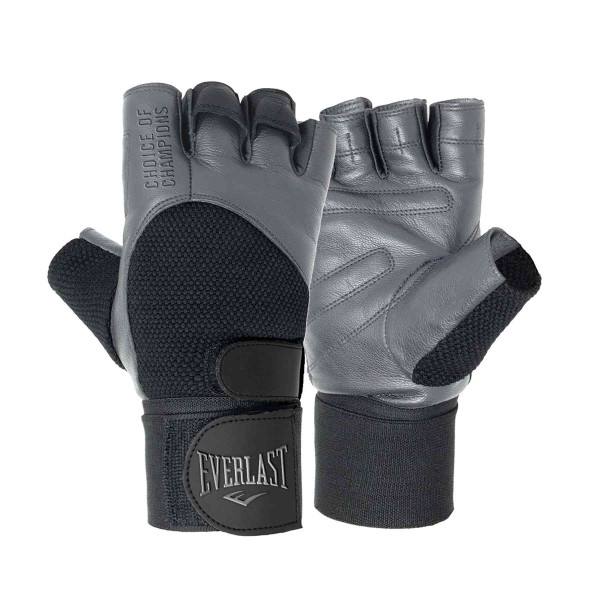 GUANTE PESAS C/MUN EVERLAST IRON FIST GY/BK S