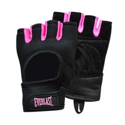 GUANTE DE PESAS VELVET EVERLAST BK/PK S