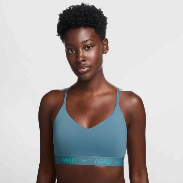 W NK DF INDY LGT SPT BRA SMOKEY BLUE W NK DF INDY LGT SPT BRA SMOKEY BLUE