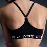 W NK DF INDY LGT SPT BRA BLACK/BLACK