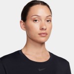 W NK ONE CLASSIC DF SS TOP BLACK