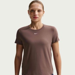 W NK ONE CLASSIC DF SS TOP TATTOO/WHITE