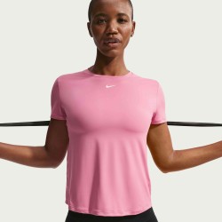 W NK ONE CLASSIC DF SS TOP PEONY/WHITE