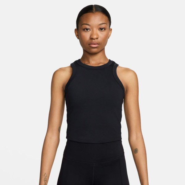 W NK ONE FITTED DF CROP TANK