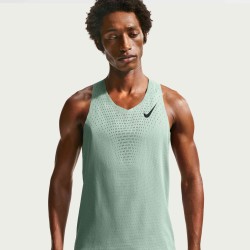 M NK DFADV AROSWFT SINGLET STEAM/BLACK