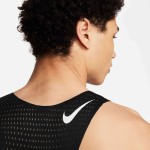 M NK DFADV AROSWFT SINGLET BLACK