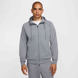 M NK DF UV PRIMARY FZ HOODIE COOL GREY/HTR