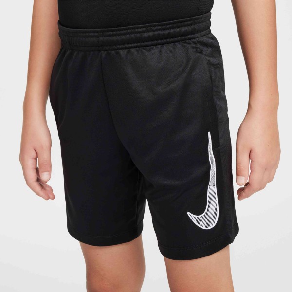 KIDS NK DF TRPHY23 SHORT GX BLACK/WHITE