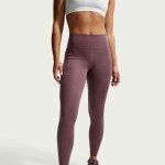 W NK DF SWIFT HR 7/8 TIGHT TATTOO/REFLECTIVE SILV