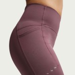 W NK DF SWIFT HR 7/8 TIGHT TATTOO/REFLECTIVE SILV