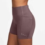 W NK DF SWIFT HR 4IN SHORT TATTOO/REFLECTIVE SILV