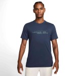 M NK DF TEE VERBIAGE MIDNIGHT NAVY