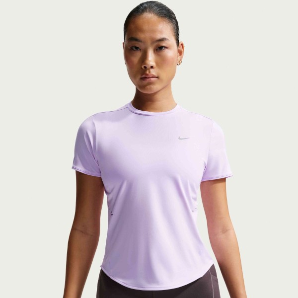 W NK SWIFT DF SS TOP VIOLET MIST