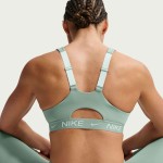 W NK INDY HS ZIP BRA STEAM/BARELY-GREEN W NK INDY HS ZIP BRA STEAM/BARELY-GREEN