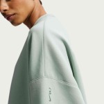W NK 24.7 DF CREW SOFT KNIT STEAM/MINERAL SLATE
