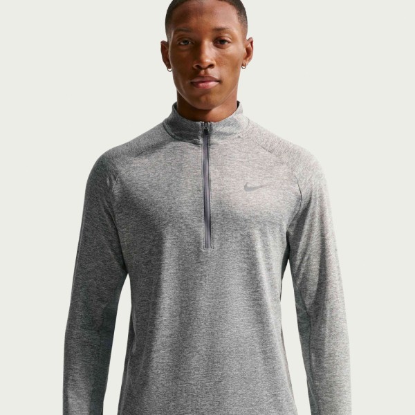 M NK DF STRIDE HZ MIDLAYER SMOKE GREY