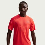M NK DFADV STRIDE SS TOP LT CRIMSON