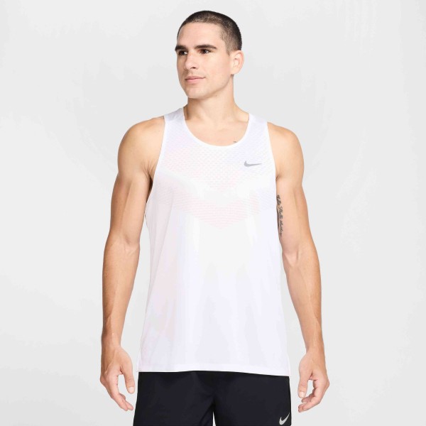 M NK DFADV STRIDE TANK WHITE